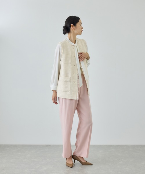 ROPE'（ロペ）の「ミックスツイードジレベスト/26SS（ベスト・レディース・ネイビー/オフホワイト/ブラック系その他・FREE）」の21枚目の写真