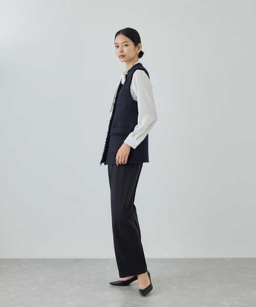 ROPE'（ロペ）の「ミックスツイードジレベスト/26SS（ベスト・レディース・ネイビー/オフホワイト/ブラック系その他・FREE）」の8枚目の写真