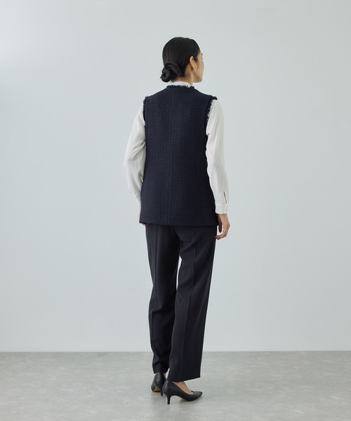 ROPE'（ロペ）の「ミックスツイードジレベスト/26SS（ベスト・レディース・ネイビー/オフホワイト/ブラック系その他・FREE）」の9枚目の写真