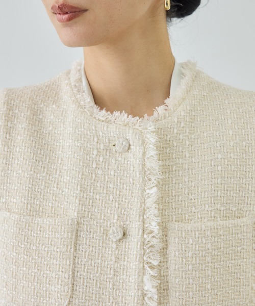 ROPE'（ロペ）の「ミックスツイードジレベスト/26SS（ベスト・レディース・ネイビー/オフホワイト/ブラック系その他・FREE）」の13枚目の写真