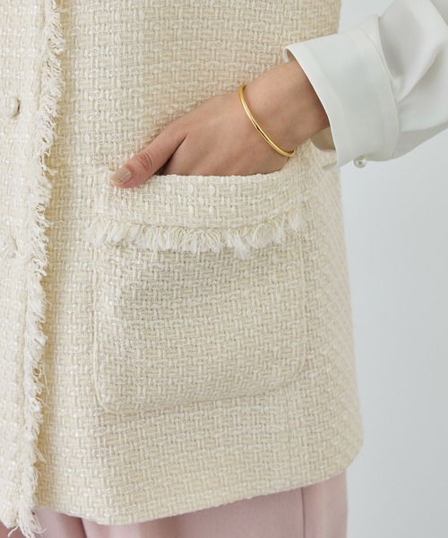 ROPE'（ロペ）の「ミックスツイードジレベスト/26SS（ベスト・レディース・ネイビー/オフホワイト/ブラック系その他・FREE）」の15枚目の写真