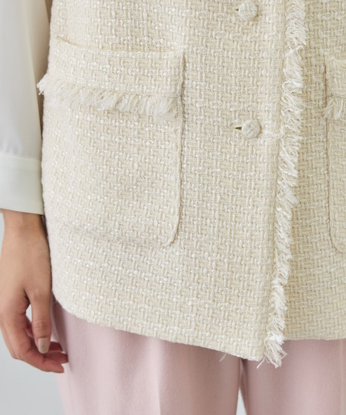 ROPE'（ロペ）の「ミックスツイードジレベスト/26SS（ベスト・レディース・ネイビー/オフホワイト/ブラック系その他・FREE）」の16枚目の写真