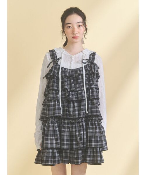 merry jenny（メリージェニー）の「rabbitレースフードtops（Tシャツ/カットソー・レディース・オフホワイト/ミント/アイボリー・FREE）」の12枚目の写真