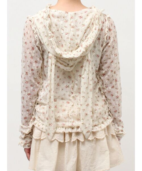 merry jenny（メリージェニー）の「rabbitレースフードtops（Tシャツ/カットソー・レディース・オフホワイト/ミント/アイボリー・FREE）」の16枚目の写真