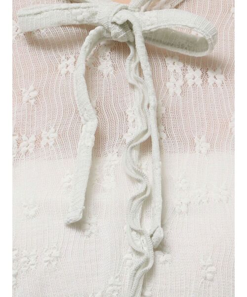 merry jenny(メリージェニー)の「rabbitレースフードtops(Tシャツ/カットソー・レディース・オフホワイト/ミント/アイボリー・FREE)」の8枚目の写真