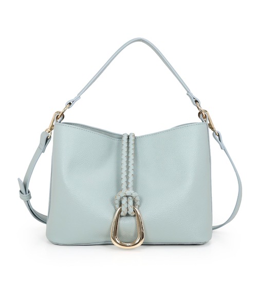 MIAN （ミアン）の「リングモチーフ2wayショルダーバッグ（ショルダーバッグ・レディース・ミント/ライトグレー/ブラック・FREE）」の11枚目の写真