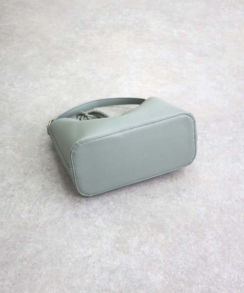 MIAN （ミアン）の「リングモチーフ2wayショルダーバッグ（ショルダーバッグ・レディース・ミント/ライトグレー/ブラック・FREE）」の6枚目の写真