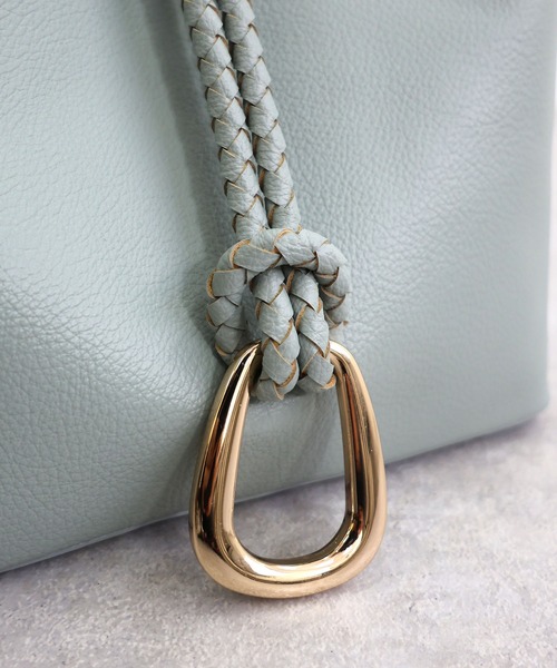 MIAN （ミアン）の「リングモチーフ2wayショルダーバッグ（ショルダーバッグ・レディース・ミント/ライトグレー/ブラック・FREE）」の8枚目の写真