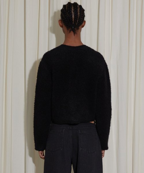 EN OR(エンオール)の「MOHAIR HOOK CARDIGAN - BLACK(カーディガン/ボレロ・レディース・その他・F)」の3枚目の写真