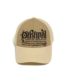 OGARP（オガープ）の「Original Lettering Cap Beige（キャップ）」