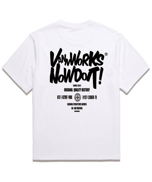VANNWORKS(バンワークス)の「DOIT LARGE オーバーサイズ 半袖Tシャツ (VS0115) ホワイト(Tシャツ/カットソー・レディース・その他・MEDIUM/X-LARGE/XX-LARGE/SMALL/LARGE)」の3枚目の写真