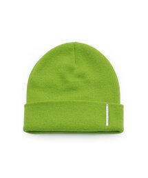 C WEAR BY THE GENIUS（シーウェアバイザジーニアス）の「Metal Label Beanie Light Green（ニットキャップ/ビーニー・メンズ）」