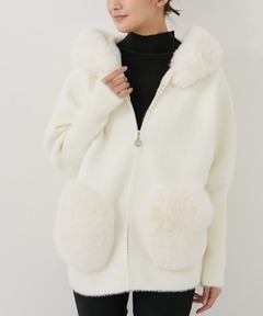 セール】キルティングラメボアダウン（ダウンジャケット/コート