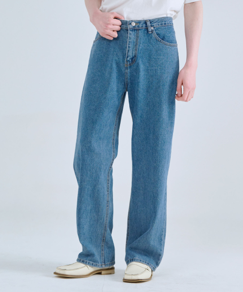 ZPLISH(ジプリシュ)の「セミワイド WS デニムブルー(デニムパンツ・メンズ・その他・LARGE/MEDIUM/SMALL)」の1枚目の写真