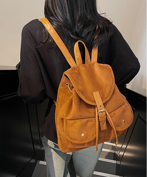 LA VORAGINE(ラ ヴォラジネ)の「レトロなリュックサック(バックパック/リュック・レディース・ブラック/キャメル/ブラウン系その他・FREE)」の21枚目の写真