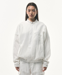 FOR THE WEATHER（フォーザウェザー）の「reversible rose Blouson (White)（MA-1）」