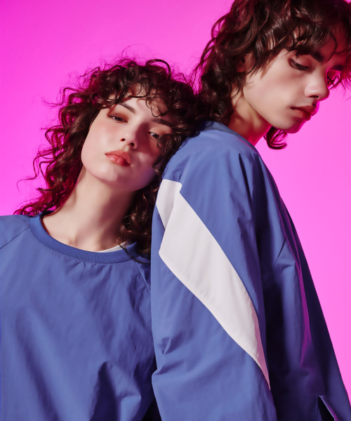 GALEX(ギャレックス)の「パイピングカラーブロックウォームアップピステロングスリーブバッファローブルー GA4731 BL(Tシャツ/カットソー・メンズ・その他・SMALL/MEDIUM/LARGE)」の3枚目の写真
