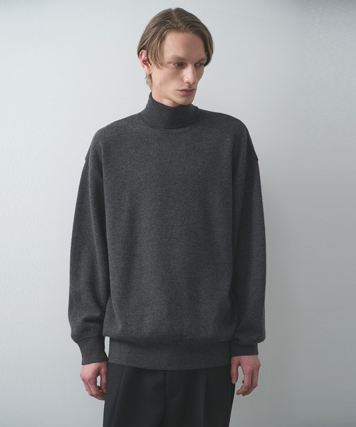 STUDIOUS】CASHMERE WOOL TURTLENECK KNIT（ニット/セーター