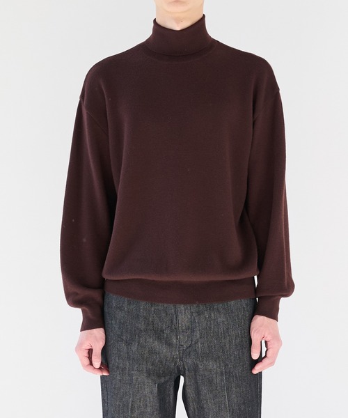 STUDIOUS（ステュディオス）の「【STUDIOUS】CASHMERE WOOL TURTLENECK KNIT（ニット/セーター・メンズ・ブラック/ダークグレー/ホワイト/ブラウン・1/2/3）」の20枚目の写真