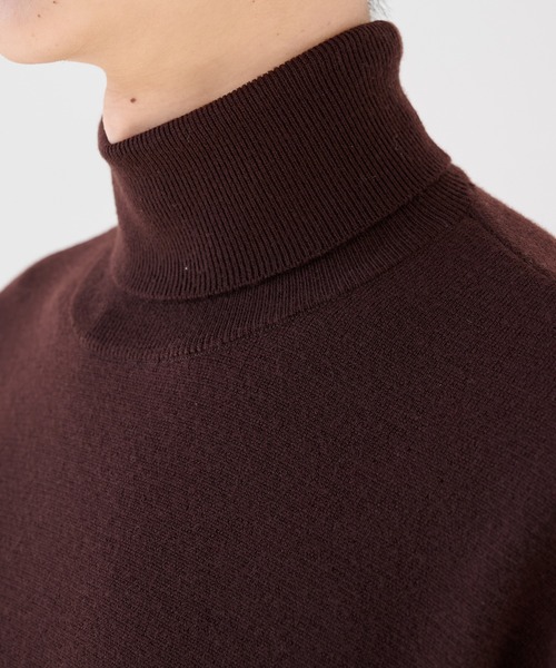STUDIOUS】CASHMERE WOOL TURTLENECK KNIT（ニット/セーター