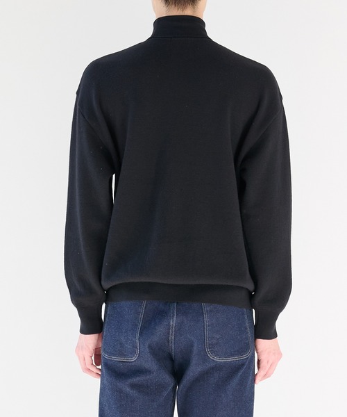 STUDIOUS（ステュディオス）の「【STUDIOUS】CASHMERE WOOL TURTLENECK KNIT（ニット/セーター・メンズ・ブラック/ダークグレー/ホワイト/ブラウン・1/2/3）」の12枚目の写真