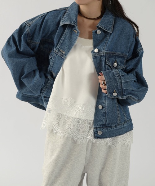 andme(アンドミー)の「【新色追加】サテン裾レースキャミソール【選べる着丈】(キャミソール・レディース・ブラウン/オフホワイト/ブラック/キナリ・MT/M)」の9枚目の写真