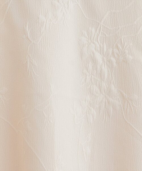 natural couture（ナチュラルクチュール）の「フラワージャガードジゴスリーブワンピース（ワンピース・レディース・ブラック/オフホワイト/ベージュ・FREE）」の19枚目の写真