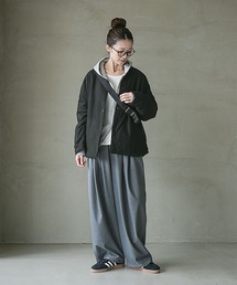 solamonat poche（ソラモナポッシェ）の「リバーシブル ウール/キルトばさっとジャケット（ブルゾン）」