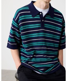 BEAMS | 12 Gauge Border Polo Shirt(ポロシャツ)