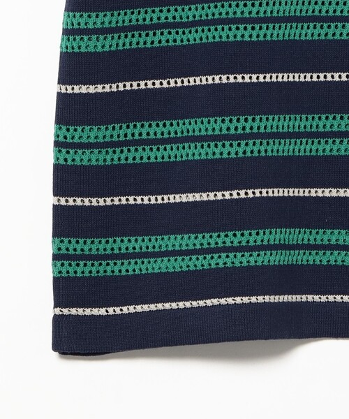 BEAMS（ビームス）の「12 Gauge Border Polo Shirt（ポロシャツ・メンズ・ライトブラウン/ネイビー・XL/M/S/L）」の10枚目の写真
