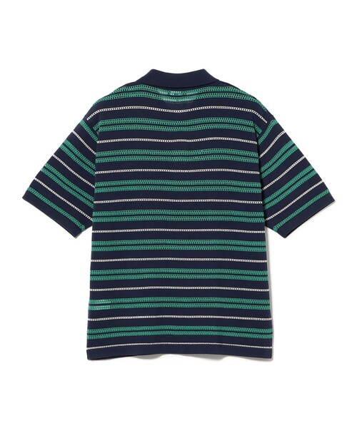 BEAMS（ビームス）の「12 Gauge Border Polo Shirt（ポロシャツ・メンズ・ライトブラウン/ネイビー・XL/M/S/L）」の11枚目の写真