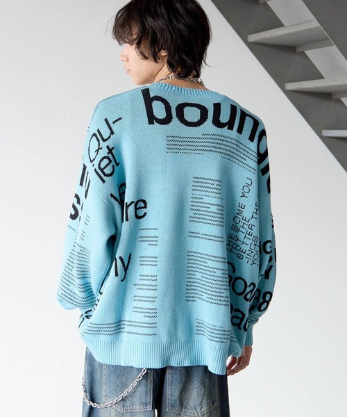 PBLIM(ページボーイリム)の「《UNISEX》マガジンジャガードニット(ニット/セーター・レディース・ブルー/グレー/ブラウン・FREE)」の20枚目の写真