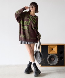 PBLIM（ページボーイリム）の「《UNISEX》マガジンジャガードニット（ニット/セーター）」