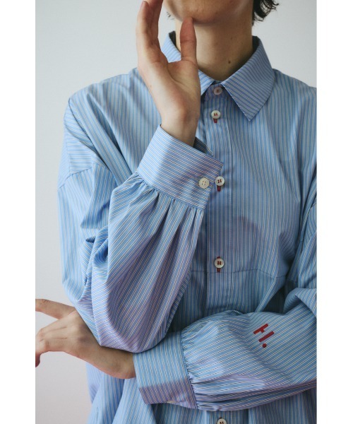 HeRIN.CYE(ヘリンドットサイ)の「Switching shirt スイッチングシャツ(シャツ/ブラウス・レディース・ピンク系その他/ブルー系その他・FREE)」の9枚目の写真