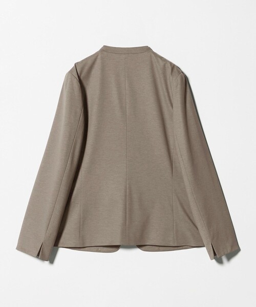 A DAY IN THE LIFE UNITED ARROWS（アデイインザライフユナイテッドアローズ）の「ポンチ デザインラペルジャケット ‐セットアップ対応・ウォッシャブル‐＜A DAY IN THE LIFE＞（ノーカラージャケット・レディース・モカ/ダークグレー/ネイビー・36/38/40）」の11枚目の写真