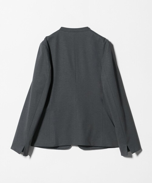A DAY IN THE LIFE UNITED ARROWS（アデイインザライフユナイテッドアローズ）の「ポンチ デザインラペルジャケット ‐セットアップ対応・ウォッシャブル‐＜A DAY IN THE LIFE＞（ノーカラージャケット・レディース・モカ/ダークグレー/ネイビー・36/38/40）」の17枚目の写真
