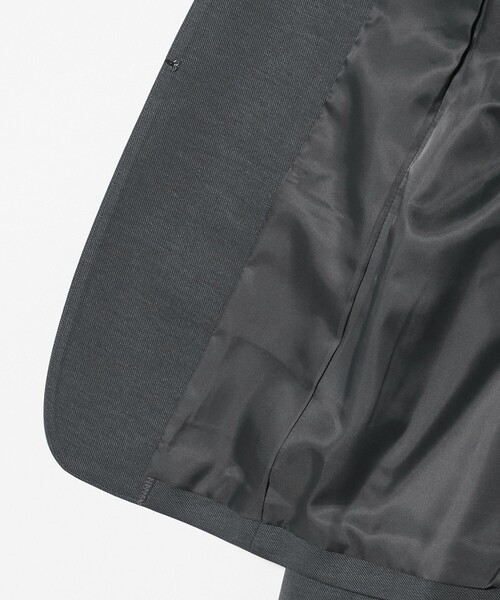 A DAY IN THE LIFE UNITED ARROWS（アデイインザライフユナイテッドアローズ）の「ポンチ デザインラペルジャケット ‐セットアップ対応・ウォッシャブル‐＜A DAY IN THE LIFE＞（ノーカラージャケット・レディース・モカ/ダークグレー/ネイビー・36/38/40）」の19枚目の写真