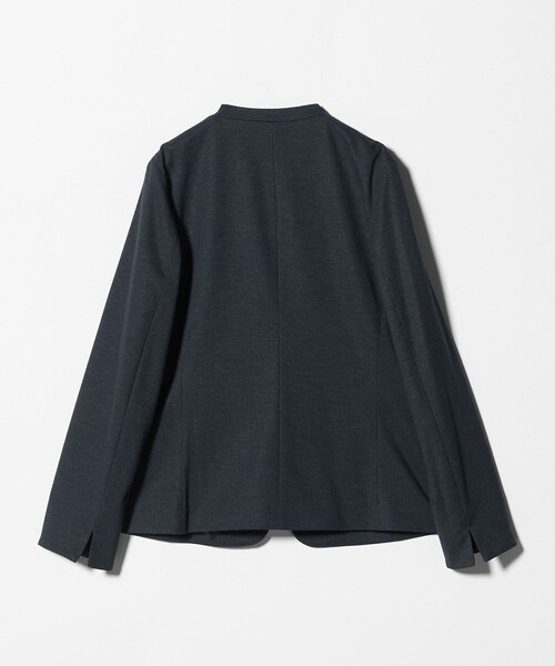 A DAY IN THE LIFE UNITED ARROWS（アデイインザライフユナイテッドアローズ）の「ポンチ デザインラペルジャケット ‐セットアップ対応・ウォッシャブル‐＜A DAY IN THE LIFE＞（ノーカラージャケット・レディース・モカ/ダークグレー/ネイビー・36/38/40）」の21枚目の写真