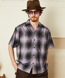 schott（ショット）の「Schott/ショット/OMBRE SS SHIRT/オンブレ 半袖シャツ（シャツ/ブラウス）」