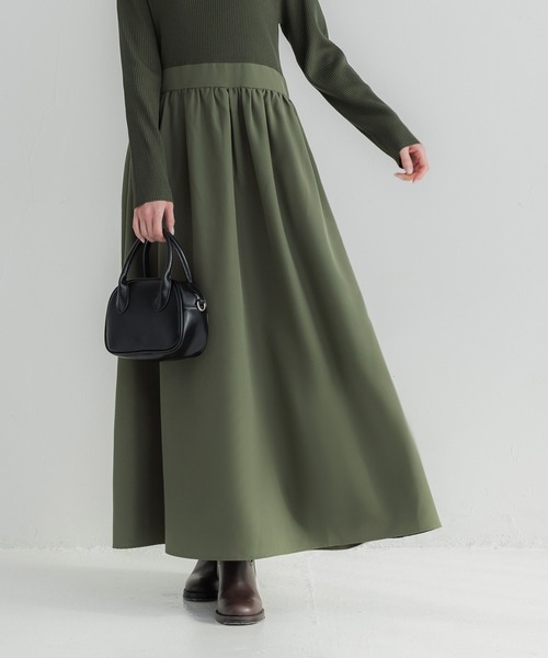 coca(coca)(コカ)の「ニットドッキングワンピース(ワンピース・レディース・カーキ/ブラック・M/S/L)」の9枚目の写真