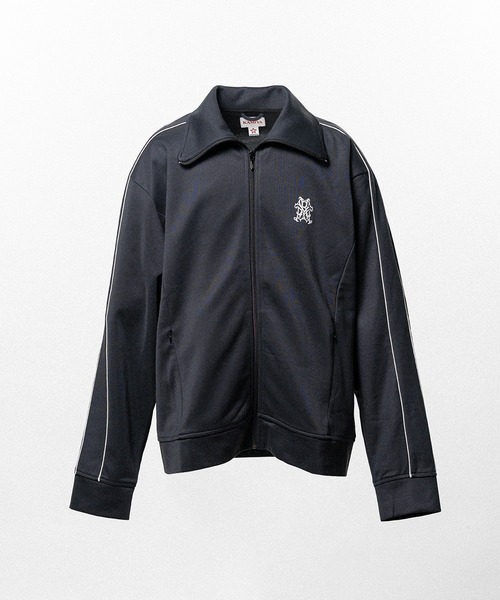 KAMIYA(カミヤ)の「Oversized Track Jacket(ジャージ・メンズ・ブラック・M/S)」の1枚目の写真