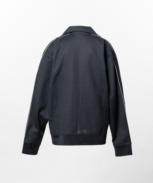 KAMIYA(カミヤ)の「Oversized Track Jacket(ジャージ・メンズ・ブラック・M/S)」の2枚目の写真