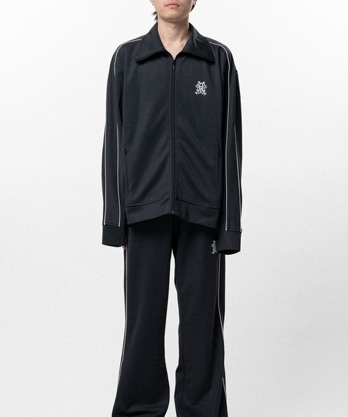 KAMIYA(カミヤ)の「Oversized Track Jacket(ジャージ・メンズ・ブラック・M/S)」の3枚目の写真