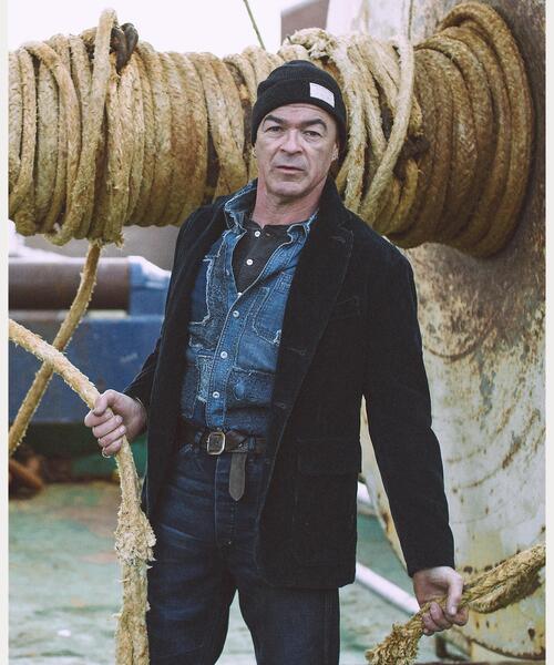 RRL（ダブル アール エル）の「インディゴ デニム パッチワーク ワークシャツ（シャツ/ブラウス・メンズ・ネイビー系1・XS/XL/S/M/L）」の6枚目の写真