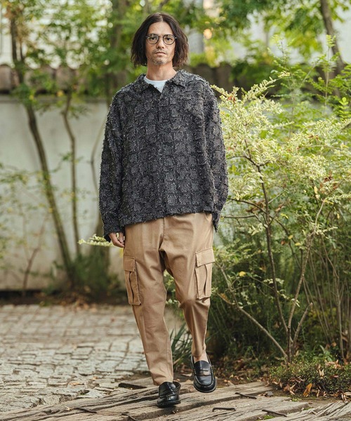 CAMBIO(カンビオ)の「mp14439- Stretch Twill Ankle Tapered Cargo Pants カーゴパンツ(S61526cmb)(カーゴパンツ・メンズ・ダークカーキ/チャコール/ベージュ/ブラック・M/S/L)」の20枚目の写真