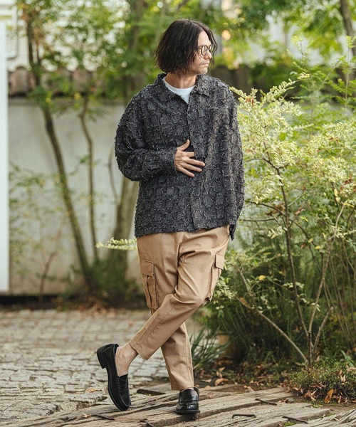 CAMBIO(カンビオ)の「mp14439- Stretch Twill Ankle Tapered Cargo Pants カーゴパンツ(S61526cmb)(カーゴパンツ・メンズ・ダークカーキ/チャコール/ベージュ/ブラック・M/S/L)」の21枚目の写真