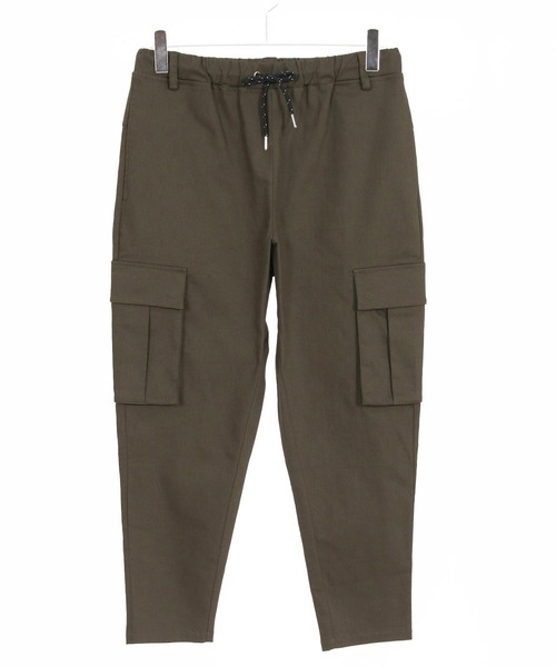 CAMBIO(カンビオ)の「mp14439- Stretch Twill Ankle Tapered Cargo Pants カーゴパンツ(S61526cmb)(カーゴパンツ・メンズ・ダークカーキ/チャコール/ベージュ/ブラック・M/S/L)」の22枚目の写真