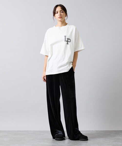 REMI RELIEF（レミレリーフ）の「【REMI RELIEF / レミ レリーフ】 HARD SP加工 20/- 天竺 BIGサイズ Tシャツ（LP） RN30389153 ／ ユニセックス（バックプリント）（Tシャツ/カットソー・メンズ・ブラック/オフホワイト・M/XL/L）」の16枚目の写真