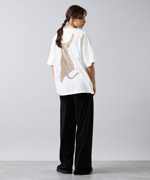 REMI RELIEF（レミレリーフ）の「【REMI RELIEF / レミ レリーフ】 HARD SP加工 20/- 天竺 BIGサイズ Tシャツ（LP） RN30389153 ／ ユニセックス（バックプリント）（Tシャツ/カットソー・メンズ・ブラック/オフホワイト・M/XL/L）」の17枚目の写真