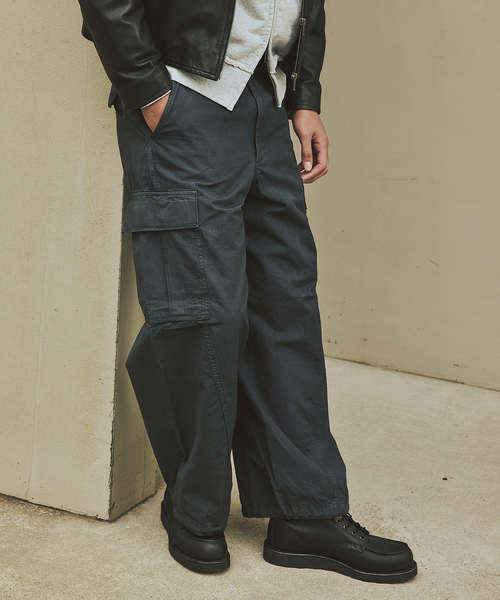 JOURNAL STANDARD(ジャーナルスタンダード)の「3D ミリタリー ジャングル ファティーグ 6ポケット フェード パンツ(カーゴパンツ・メンズ・イエロー/チャコールグレー・LARGE/MEDIUM)」の4枚目の写真